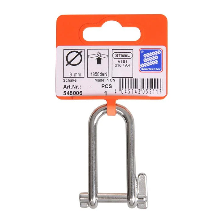 ProPlus Valsluiting lang 6mm, A4 RVS AISI 316, 1.850 daN