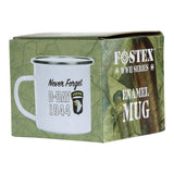 Emaille mok D-Day 1944 - Wit