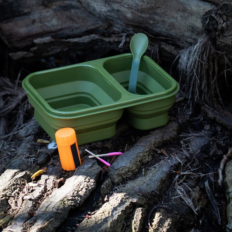 Opvouwbare lunchbox - Groen