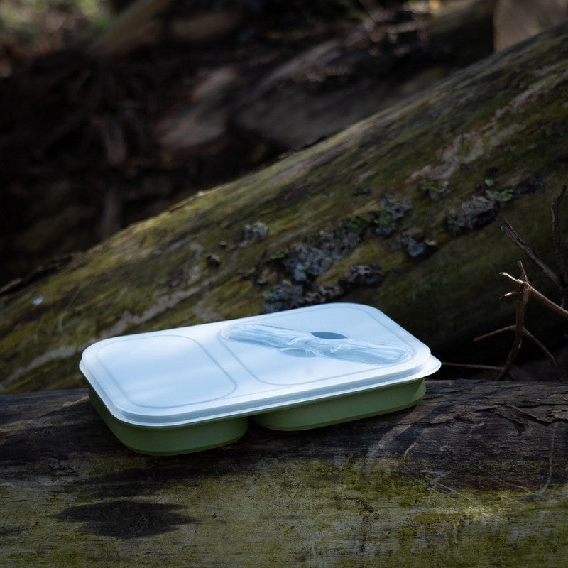 Opvouwbare lunchbox - Groen