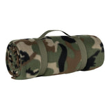 Fleece deken camouflage - Woodland