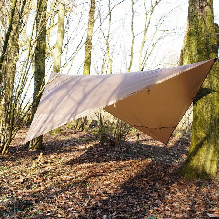 TF-2215 Tarp Afdekzeil 3 x 3 - Wolf Brown