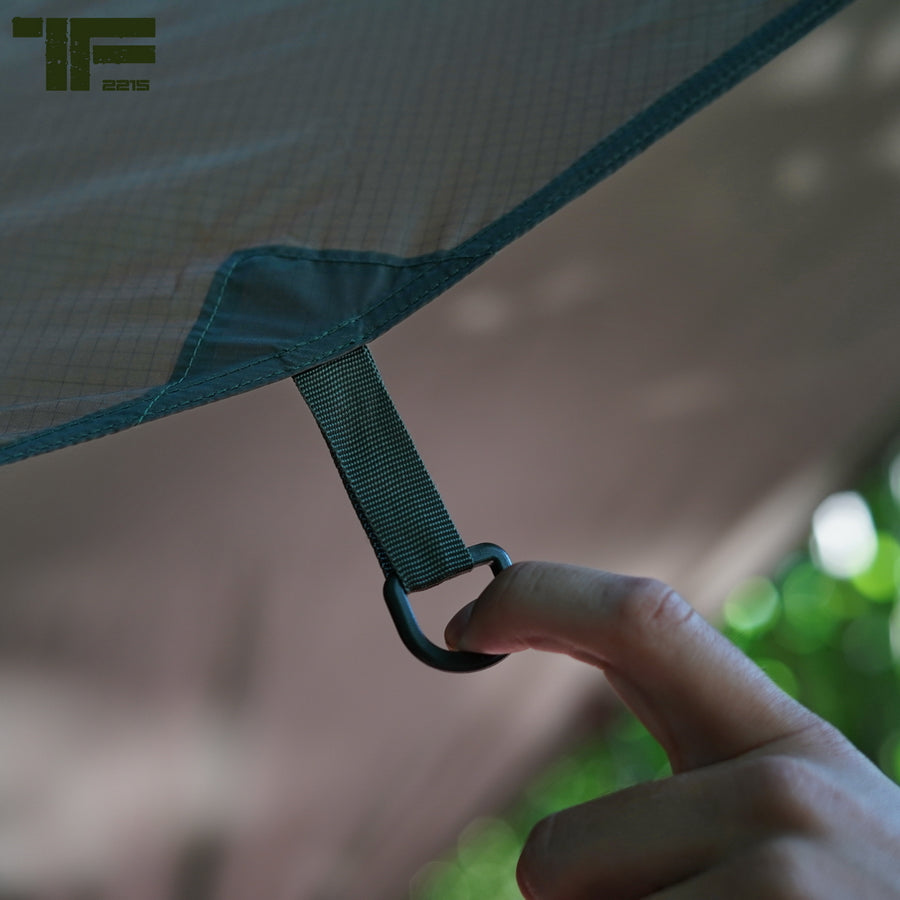 TF-2215 Tarp Afdekzeil 3 x 3 - Olive Drab