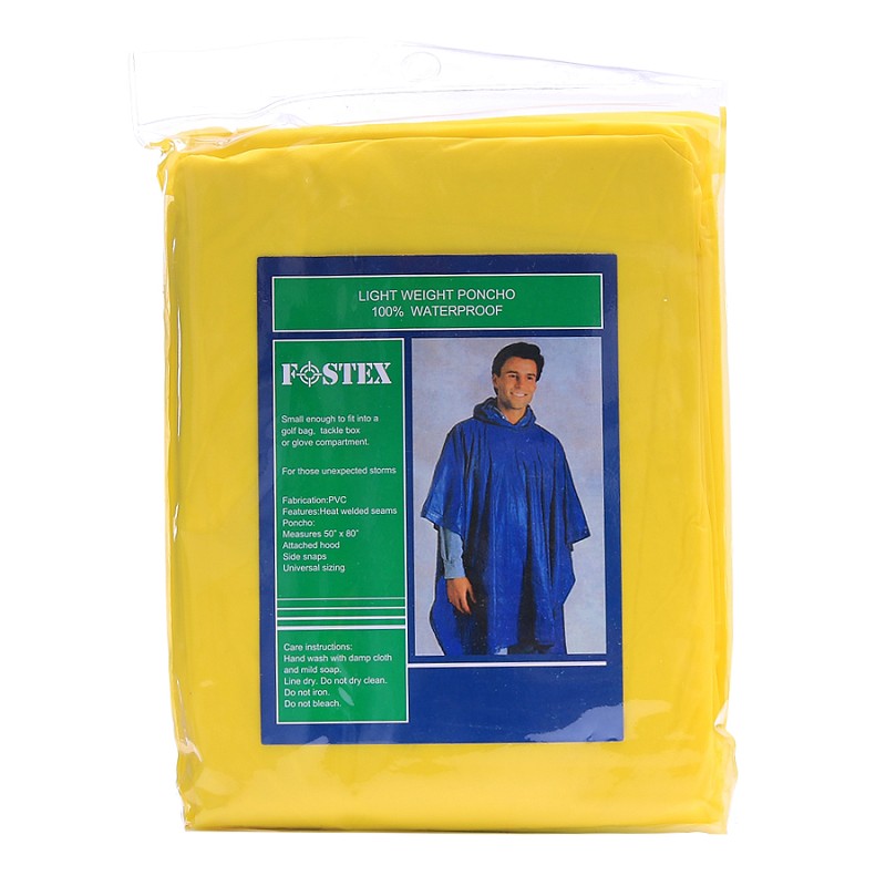 Poncho light weight - Geel