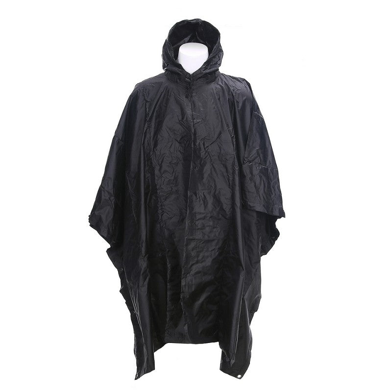 Poncho ripstop - Zwart