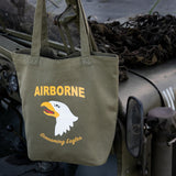 Canvas draagtas 101st Airborne Division - Groen