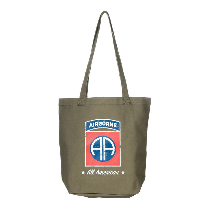 Canvas draagtas 82nd Airborne Division - Groen