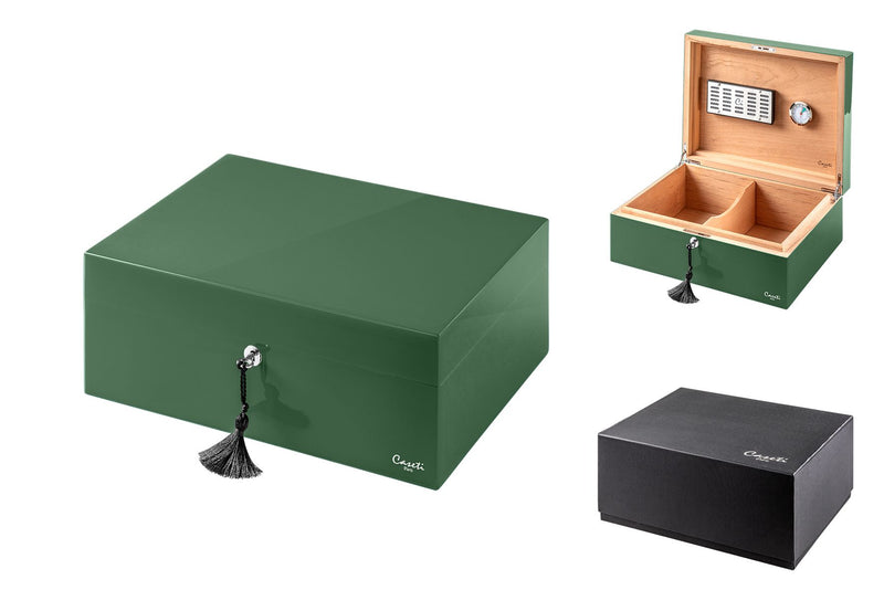 Humidor Caseti Paris Green Lockable