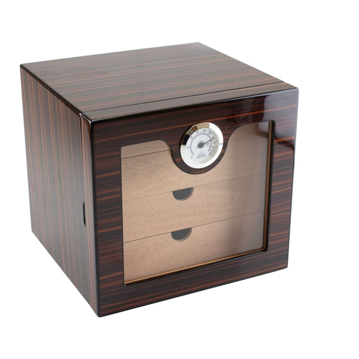 Humidor Cabinet teak 4drawers hi-gloss