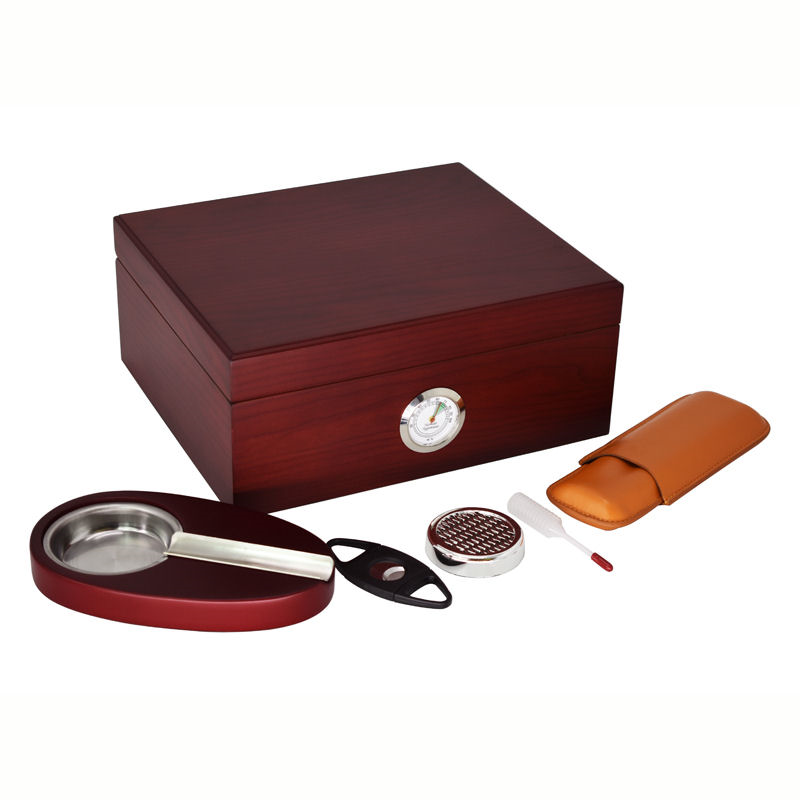 Humidor set Cherry finish