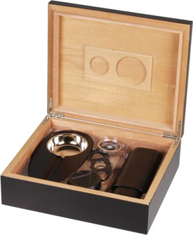 Humidor-set zwart