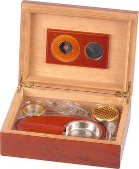 Humidor-set Rozenhout
