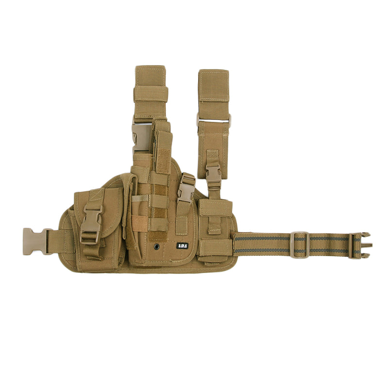 Hip molle leg holster links - Khaki