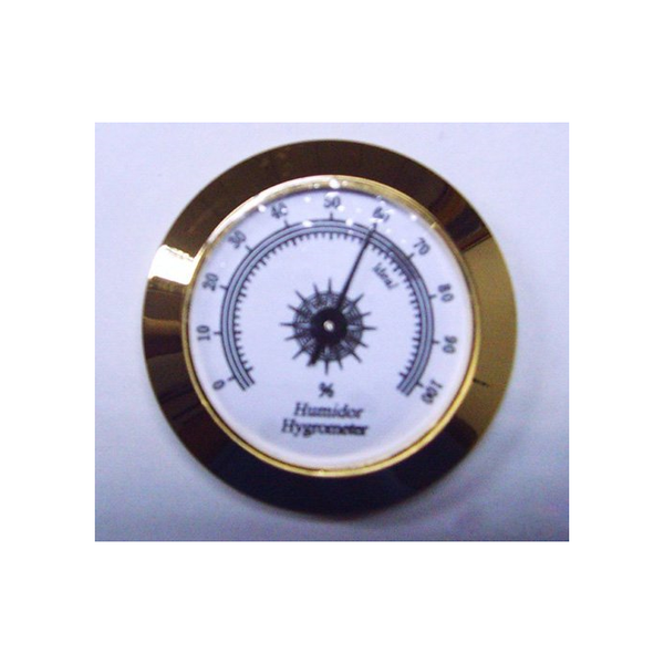 Hygrometer met messing ring 40 mm