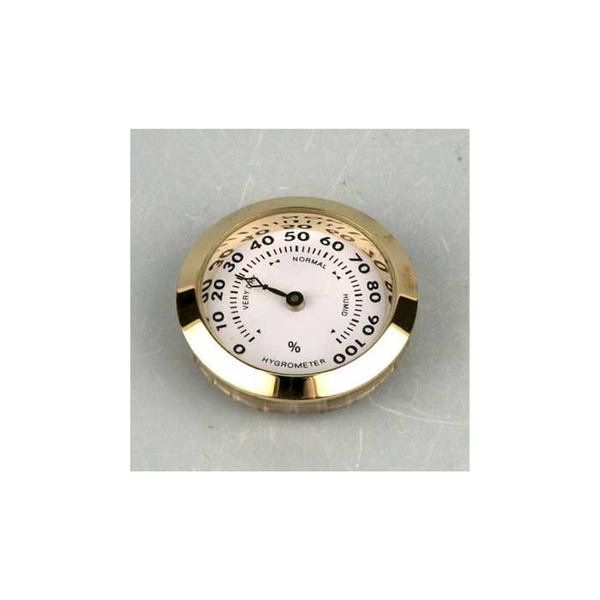 Hygrometer goud inbouwmaat 34mm