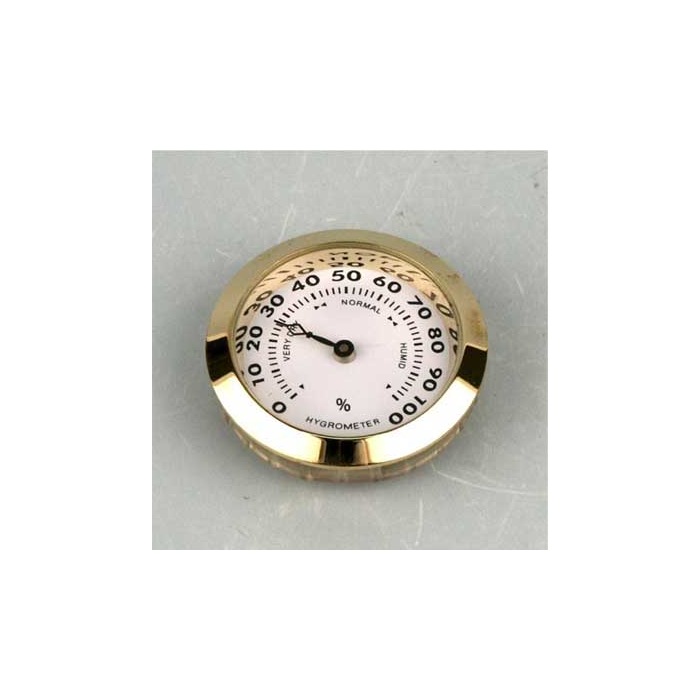 Hygrometer goud inbouwmaat 34mm