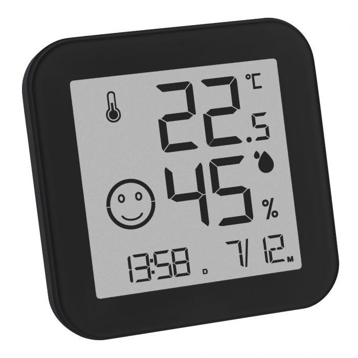 TFA Digital Hygrometer Black