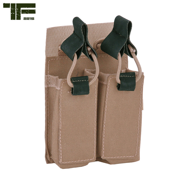 TF-2215 Double pistol pouch - Coyote