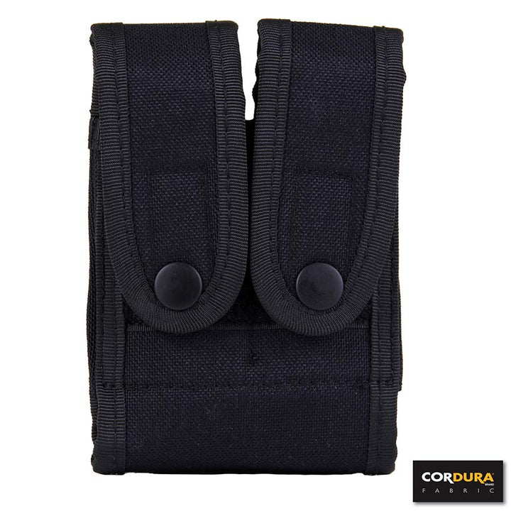 Double magazine holder pouch Cordura DP227 - Zwart