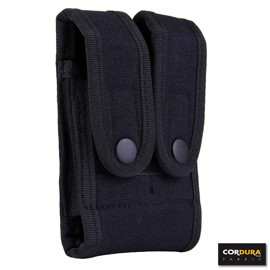 Double magazine holder pouch Cordura DP227 - Zwart
