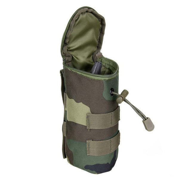 Molle pouch airsoft BB fles - Woodland