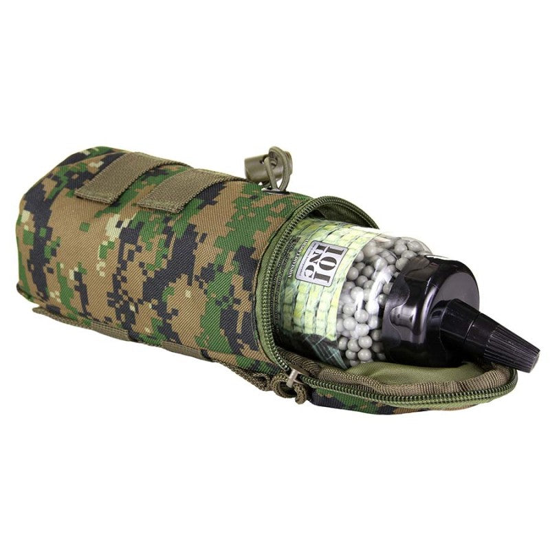 Molle pouch airsoft BB fles - Digital Camo