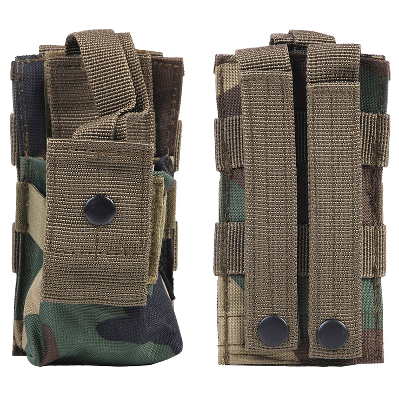 Molle pouch radio utility #G - Woodland