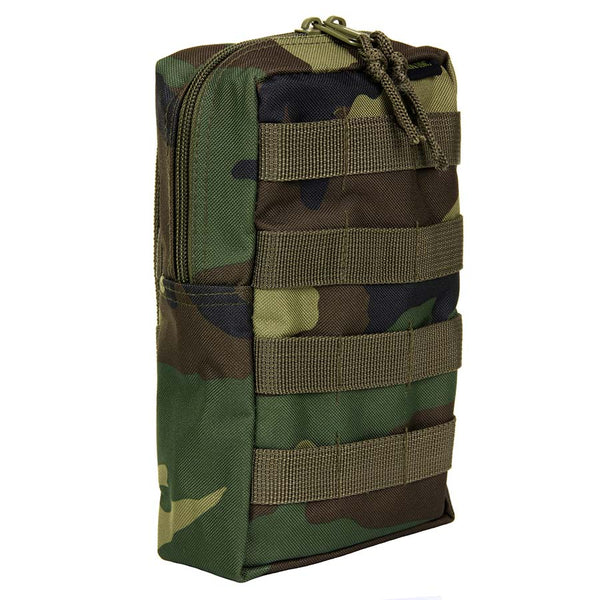 Molle pouch Upright - Woodland