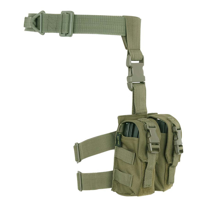 Drop leg M4 mag pouch - Groen