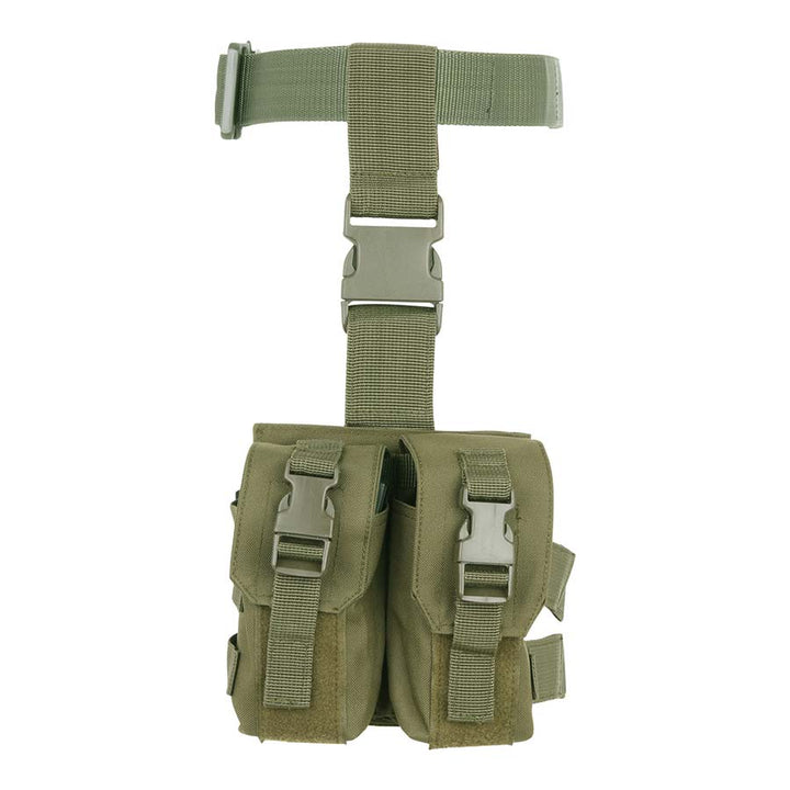 Drop leg M4 mag pouch - Groen