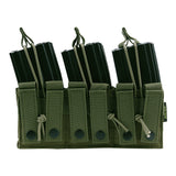 Triple stacker M4 mag pouch - Groen