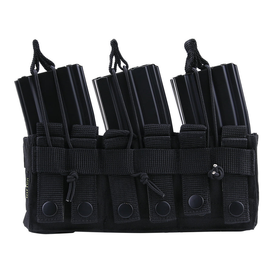 Triple stacker M4 mag pouch - Zwart
