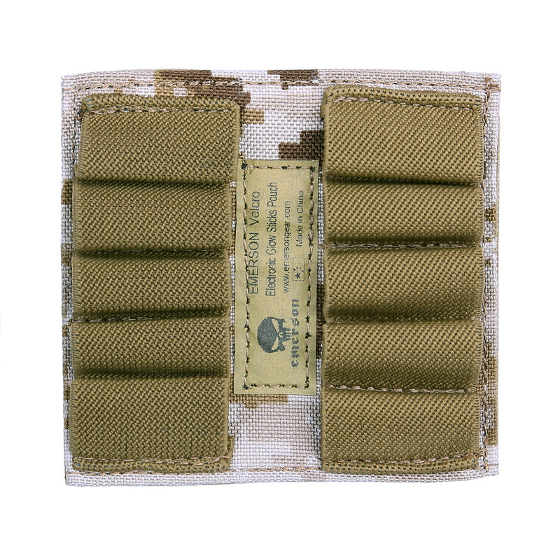 Military lightstick pouch velcro EM6034 - Digital Desert