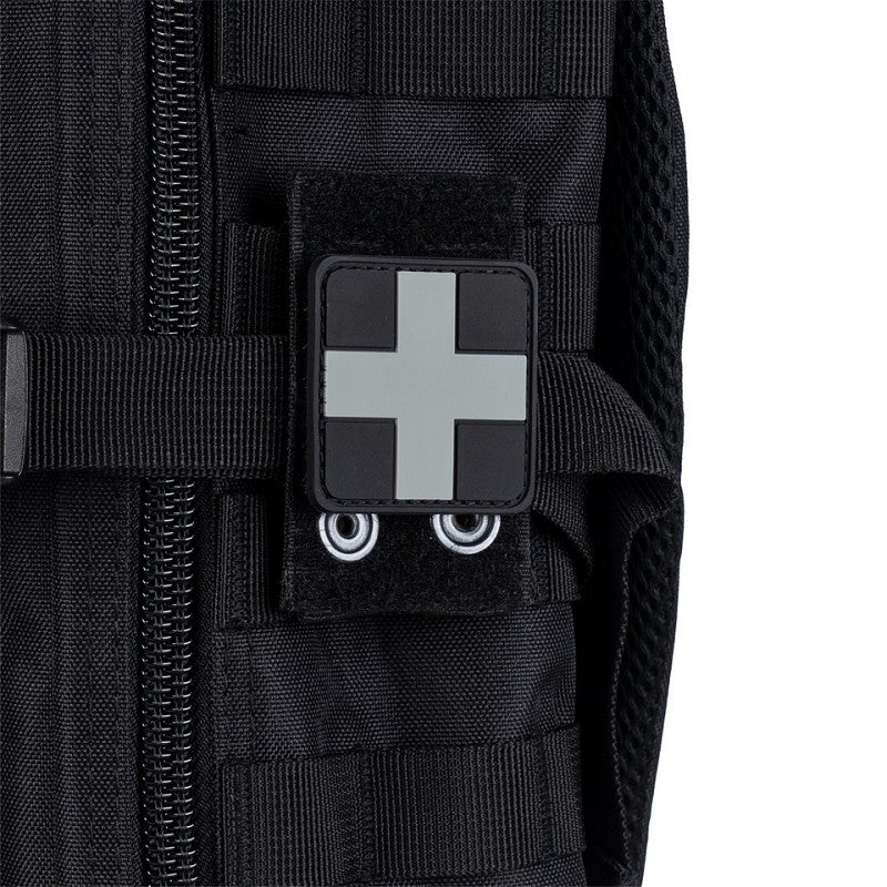 MOLLE patch adapter hook + loop small - Zwart