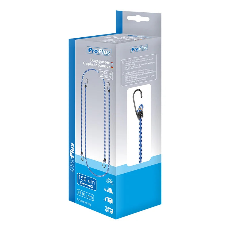ProPlus Bagagespin 10mm - 150cm - set van 2 stuks