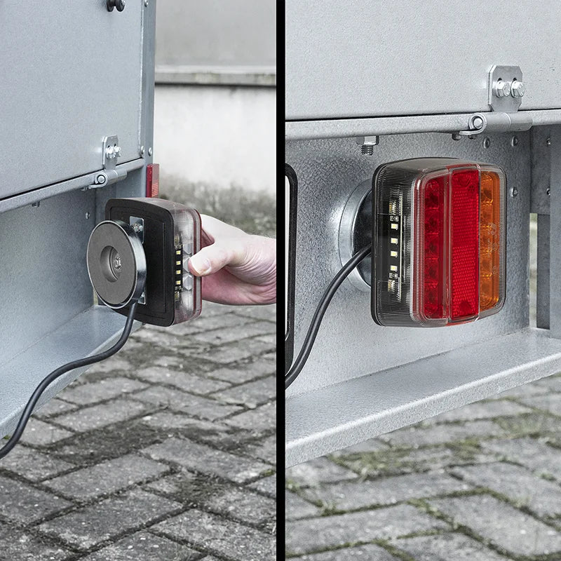 ProPlus Aanhangerverlichtingsset LED met magneten 7,5+2,5M kabel