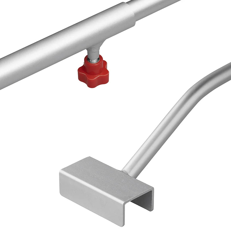 ProPlus Afdekzeilbeugel aluminium uitschuifbaar 132-204cm voor aanhangerzeil