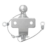 ProPlus Trekhaakkogel zilver gecombineerd tweevoudige uitvoering D20,2/S350 E-gekeurd