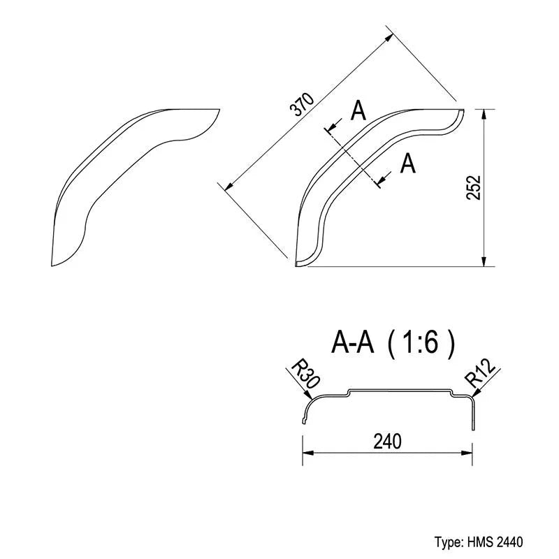 ProPlus Spatschild kunststof 40cm (2440)