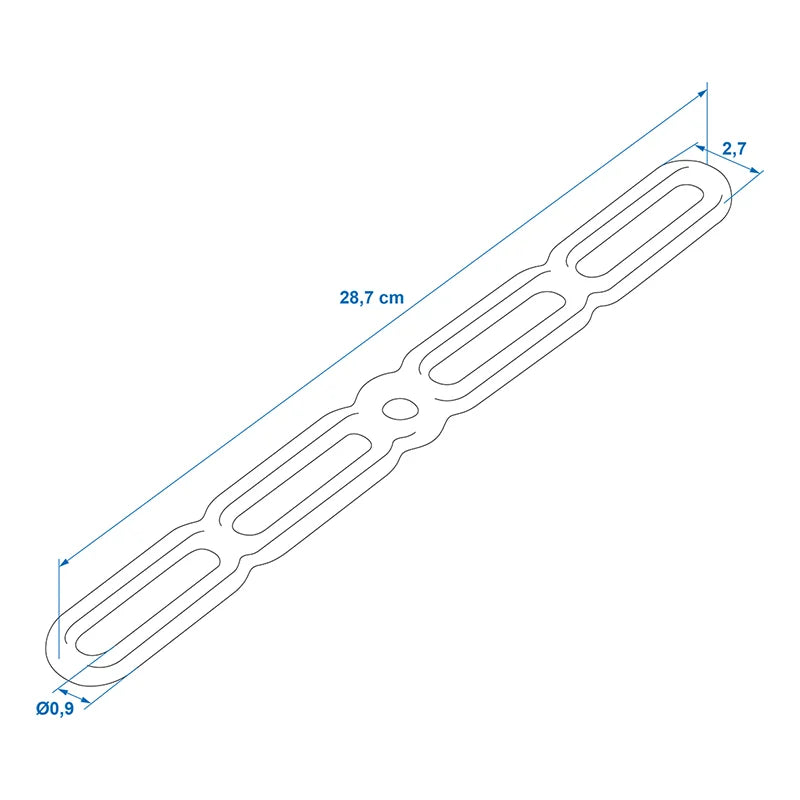 ProPlus Spanrubber 5-gaats 285 x 30 mm