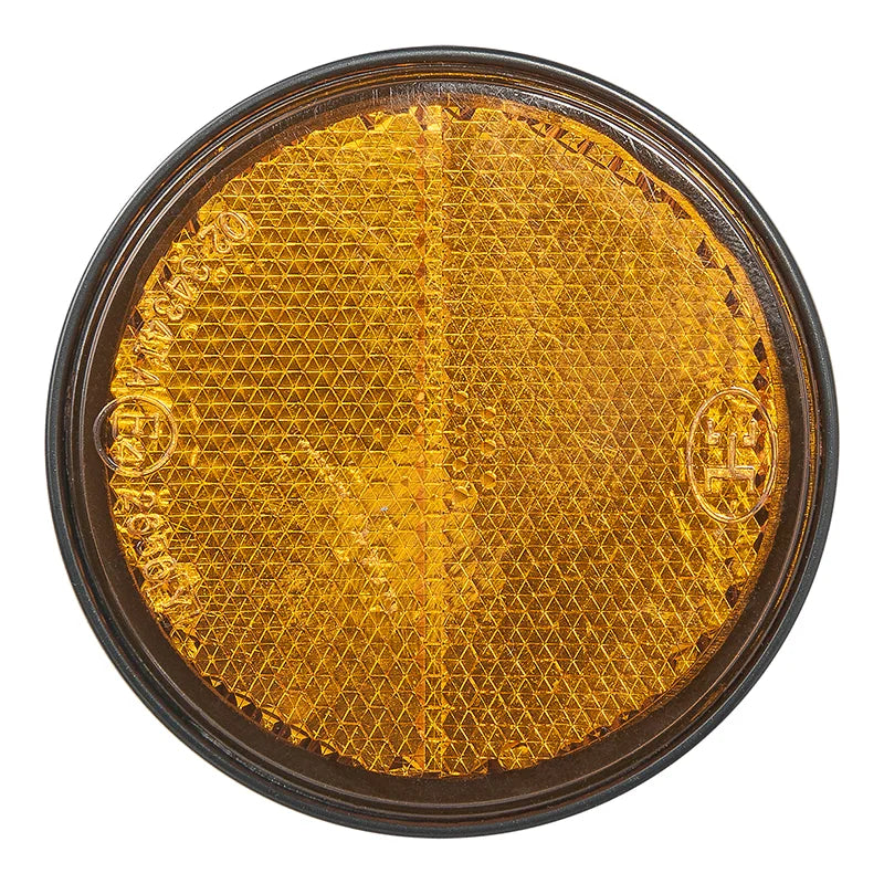 ProPlus Reflector oranje 58mm zelfklevend met grondplaat 2 stuks in blister