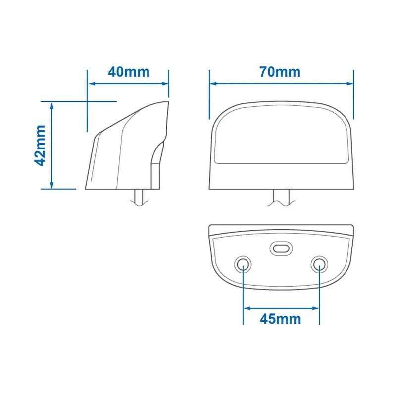 ProPlus Kentekenverlichting 12/24V 70x42mm LED in blister