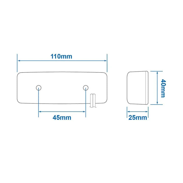 ProPlus Markeringslamp 12/24V wit 110x40mm LED