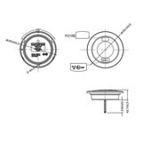 ProPlus Achterlicht 3 functies 122mm 24LED chroom in blister