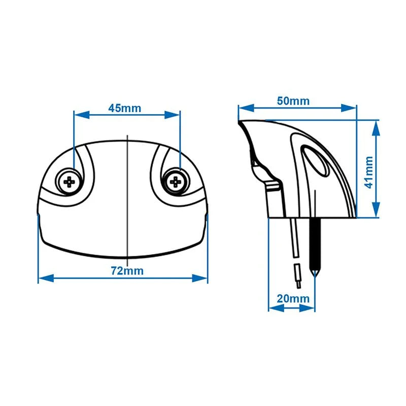 ProPlus Kentekenverlichting 72x50mm 4LED