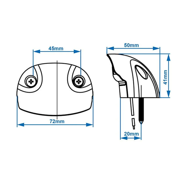 ProPlus Kentekenverlichting 72x50mm 4LED