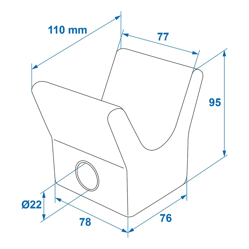 ProPlus Opstap inklapbaar voor trailer 195 x 175 mm