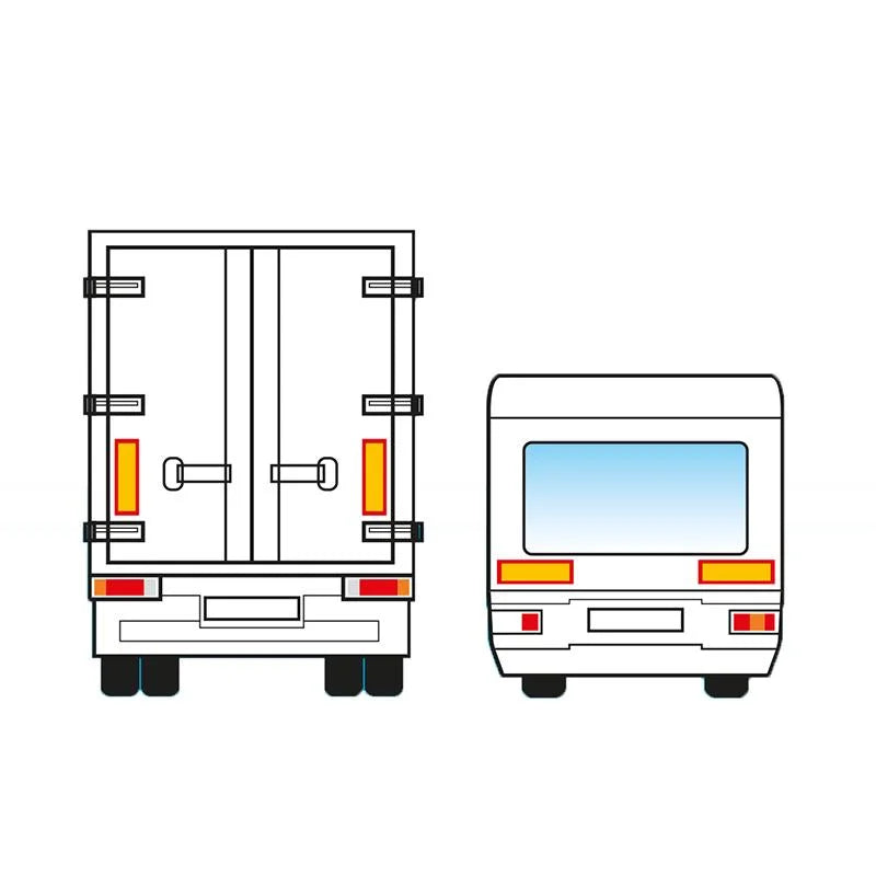 ProPlus Markeringsbord aluminium "ECE 70" set van 2 stuks