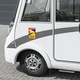 ProPlus Magneetsticker "Attention Angles Morts!" camper