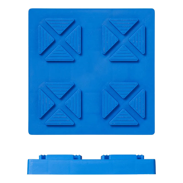 ProPlus Onderlegplaten stapelbaar 21x21x3,3cm - set van 4 stuks